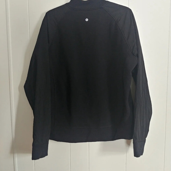 Lululemon Men's Revolution Bomber Color Black Size L Full Zip. - Picture 2 of 7